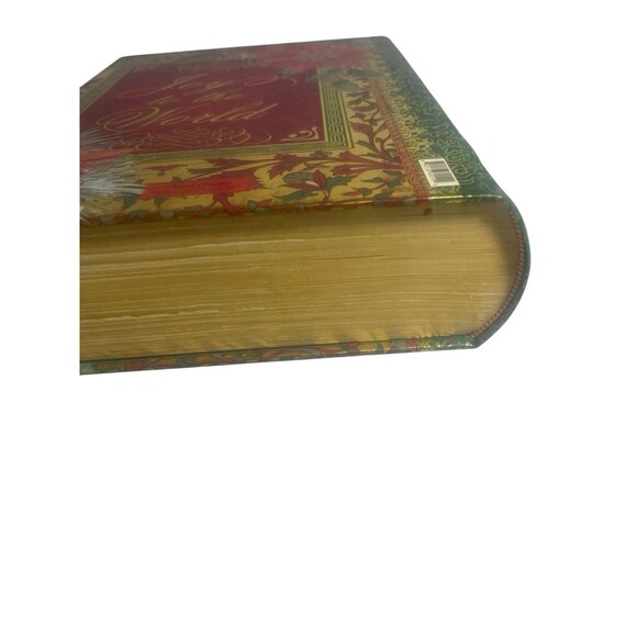 Punch Studio Storage Book Box Christmas Poinsettia 8.5” Gift Storage Trinket - Picture 10 of 14